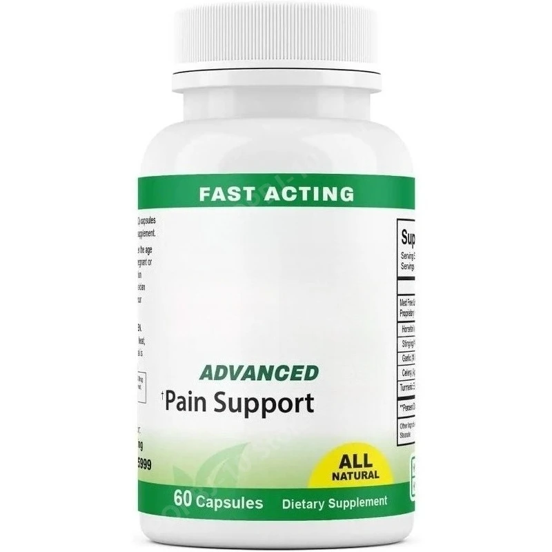 Advanced Pain Support Supplement All Natural Ingredients Provide Fast Relief Supports Joint and Muscle Pain