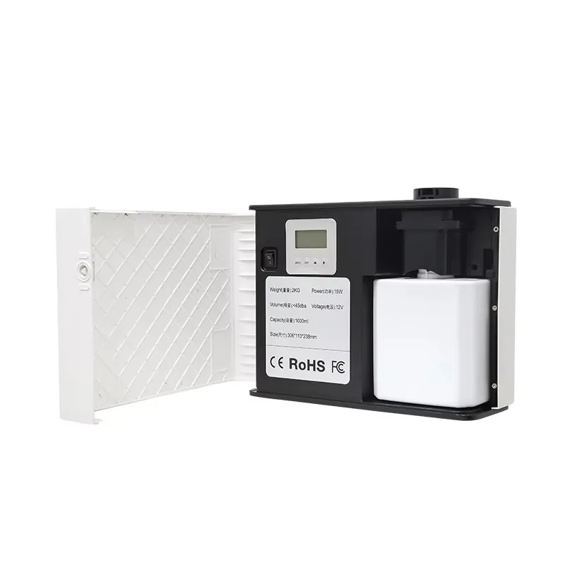 آلات الزيوت العطرية لتناول الرائحة التجارية HVAC بسعة كبيرة 1000 مل مع كشف زيت العطر