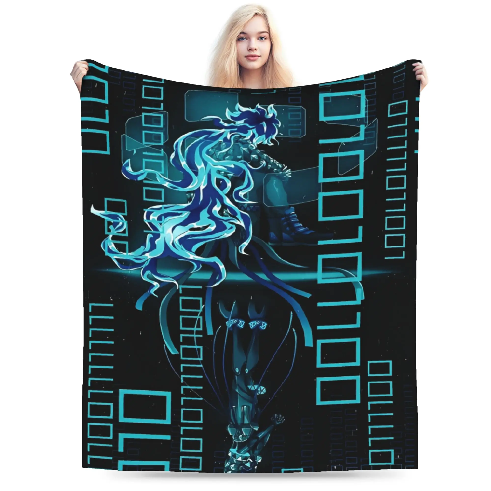 

Одеяло в стиле аниме Relax Twisted-Wonderland, декоративное одеяло для комнаты, теплое фланелевое одеяло для офиса