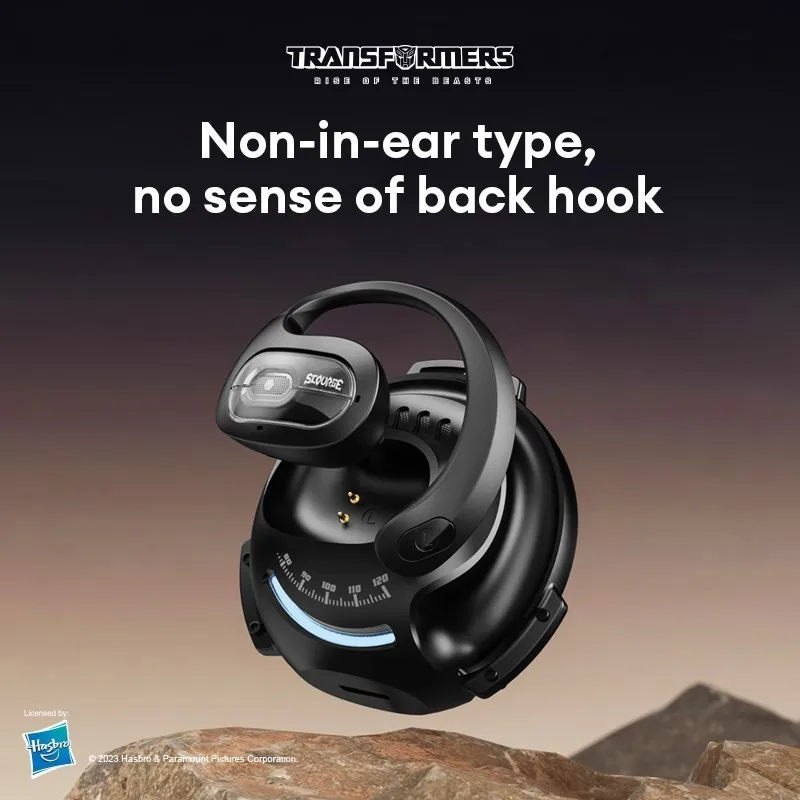 Transformers TF-T07 Bluetooth 5.4 Quick Connect Ear Hook Headphones HIFI Stereo Headset True Wireless Earphones with Mic