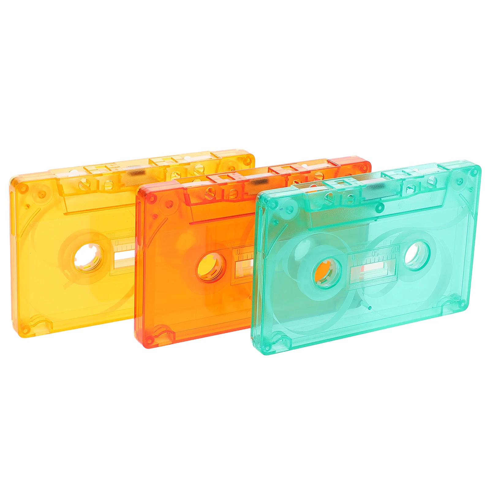 3 قطعة شريط كاسيت الديكور ريترو ستايل أشرطة كاسيت فارغة DIY بها بنفسك حفلة جدار الفن بركات ديكور المنزل شريط عتيق ملون