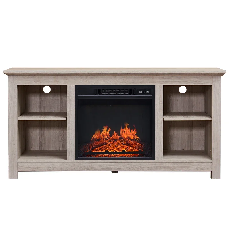 Fireplace cabinet household economical decorative cabinet bedroom living room TV storage energy-saving heater carving