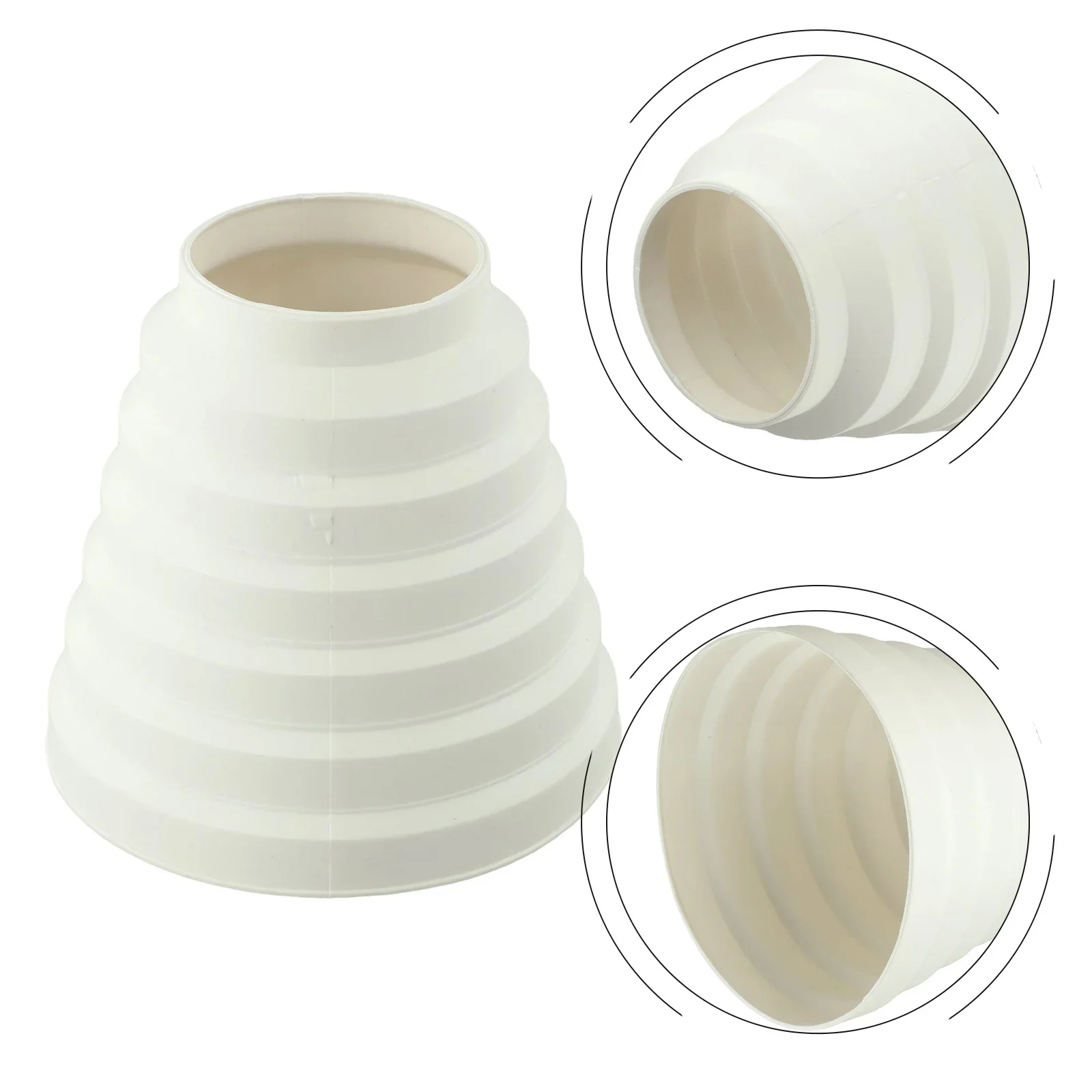 Range Hood Exhaust Pipe Reducing Aluminum Foil Pipe Conversion Ring Reducing Conversion Joint PVC Pipe Reducing Ring 80mm-150mm
