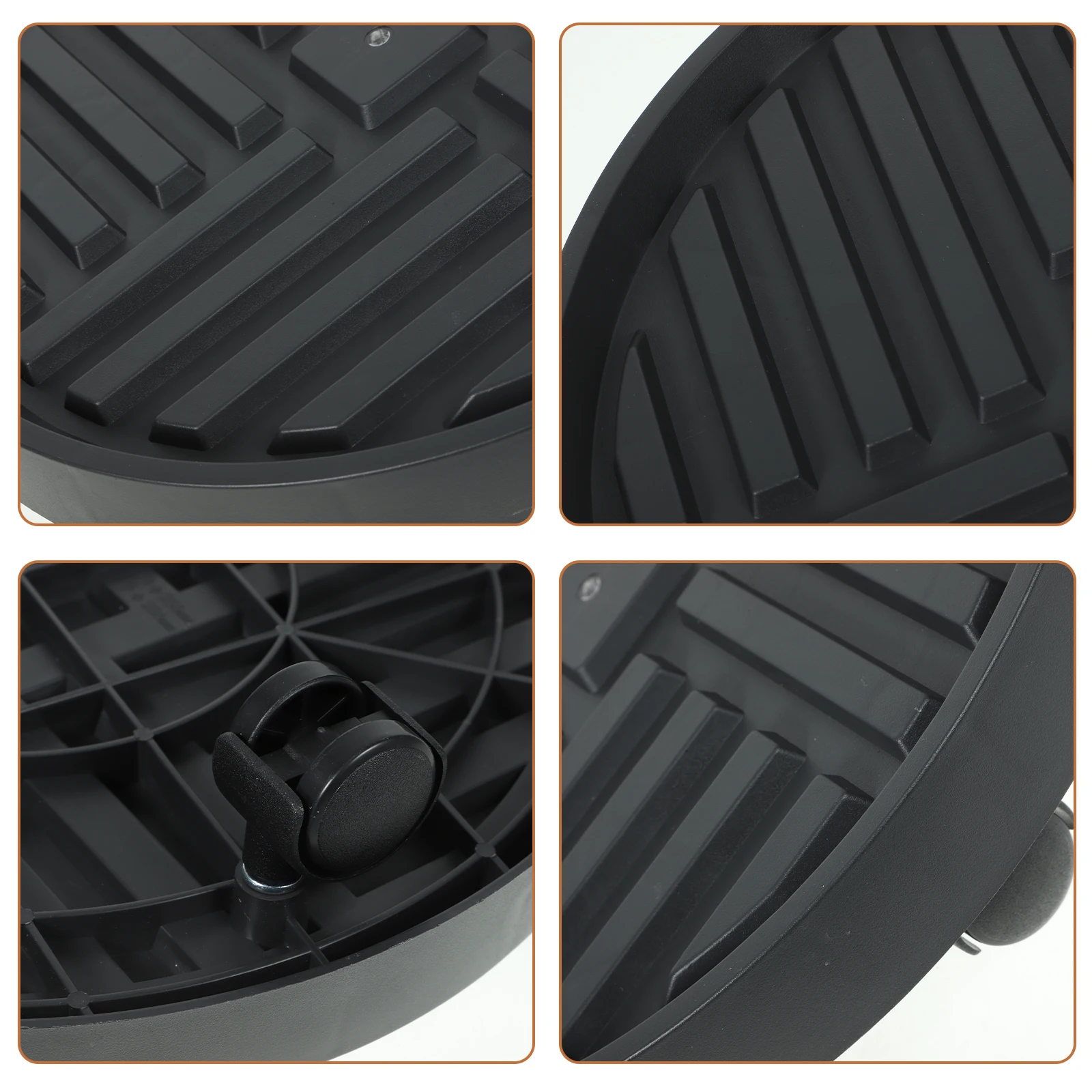 

1 Set Of Thickened Plant Tray With Wheels Heavy Duty Potted Base For Indoor Outdoor Large Pots Rolling Flowerpot Holder Plastic