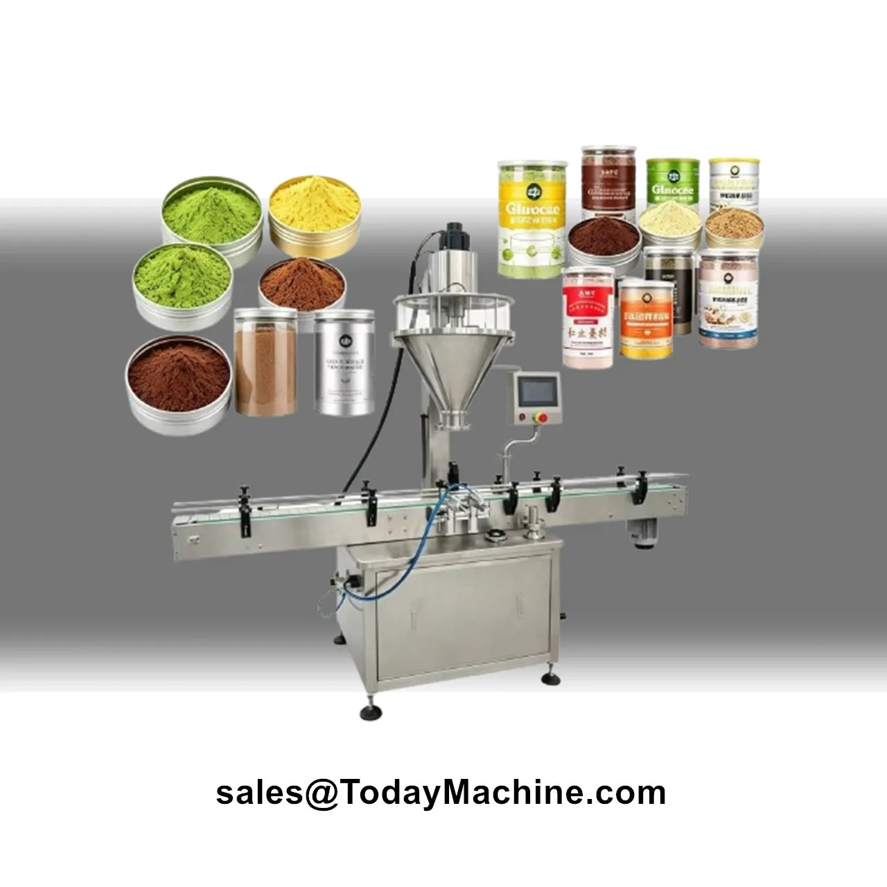 Automatic Auger Filler Powder Filling Machine for Spices Seasoning Pepper Chili Bottle Jar