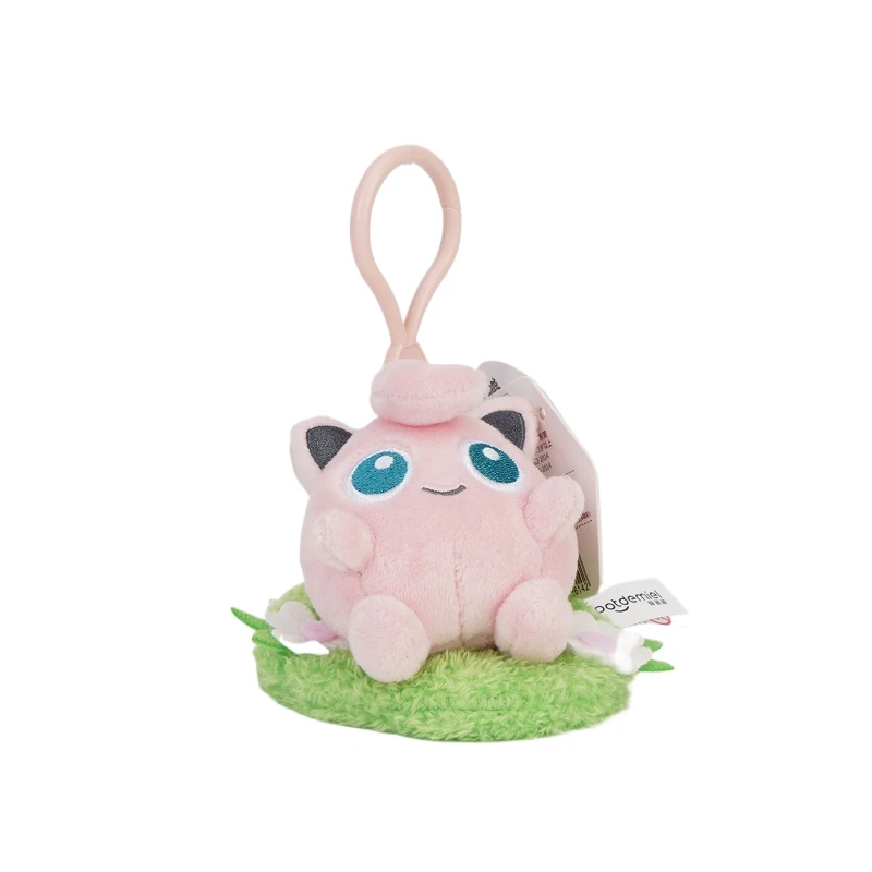 Animal Pokemon Pikachu Eevee Bulbasaur Charmander Jigglypuff Squirtle Kawaii Plush Toys Pendant Keyring Keychain Birthday Gifts