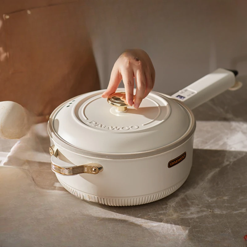 

Electric wok: household multi-functional electric stir-fry wok, integrated plug-in non-stick pan, steaming and frying hot pot