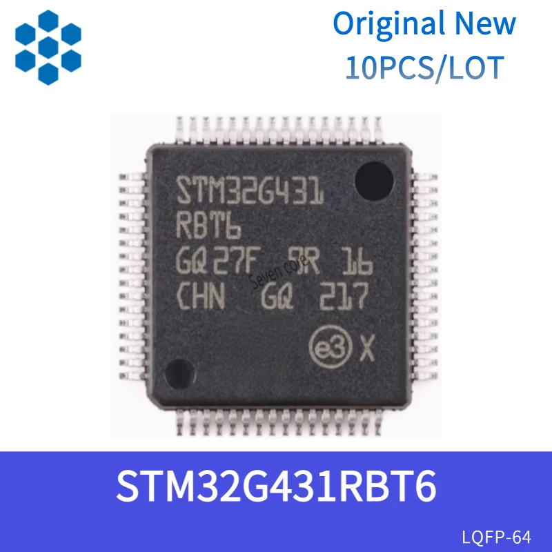 

Оригинальный новый 10 шт./лот STM32G431RBT6 LQFP-64 ARM Cortex-M4 32-битный микроконтроллер-MCU