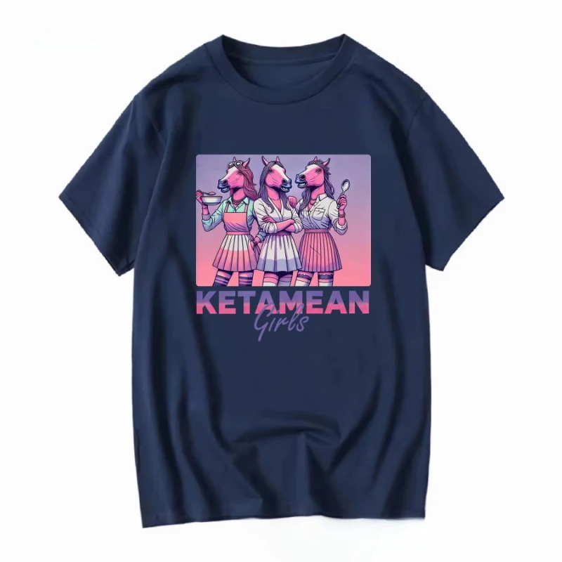 Ketamean Girls Mean T shirt Meme Funny Hilarious For Her Slay Queen al Birthday Party Present long or short sleeves vintage
