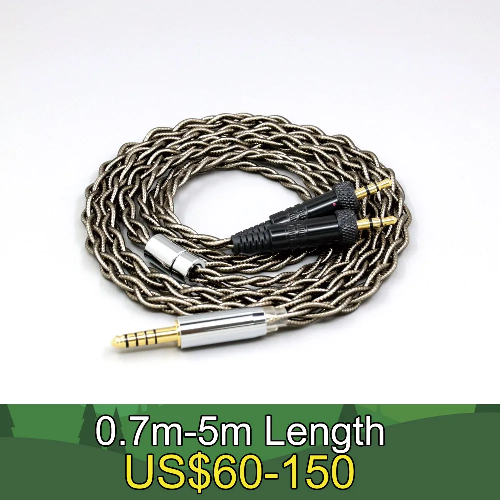 99% Pure Silver Palladium + Graphene Gold Earphone Shielding Cable For Sony MDR-Z1R MDR-Z7 MDR-Z7M2 With Screw To Fix LN008210