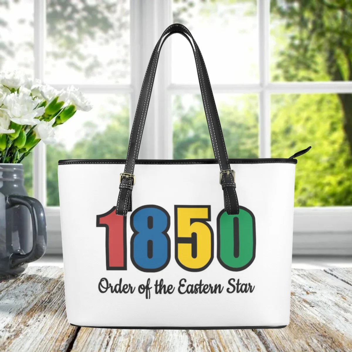 

Fashion Commuter Daily Shopping Bag OES Sistars Order Of Eastern Girls Designer Shoulder Bag Zipper Large Capacity Totes Gift