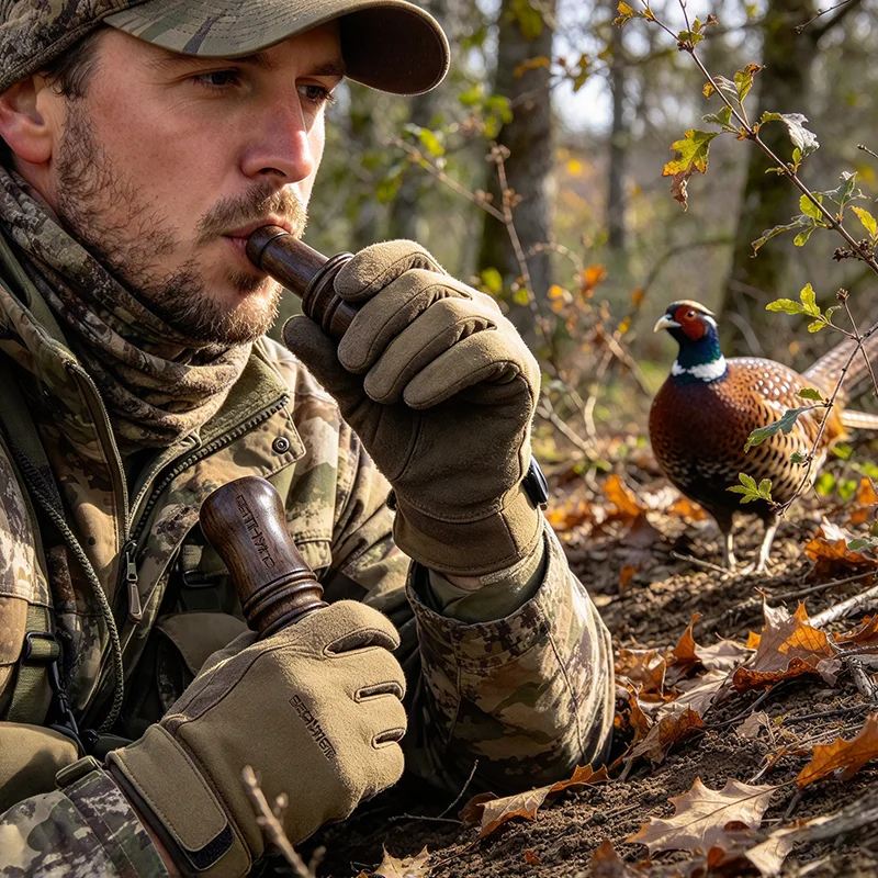 Wooden Chicken Whistle Pheasant Call Imitation Whistle Simulation Mini Portable Outdoor Hunting Tools Bird Watching Fun Toys