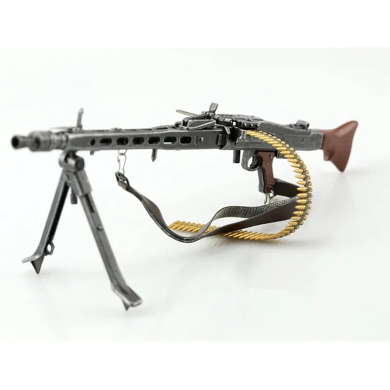 1:6 Scale MG42 Model Machine Gun PVC Material  Can't Be Fired For Action Figure Scene Accessory Toys Dolls Gifts Fan Collection