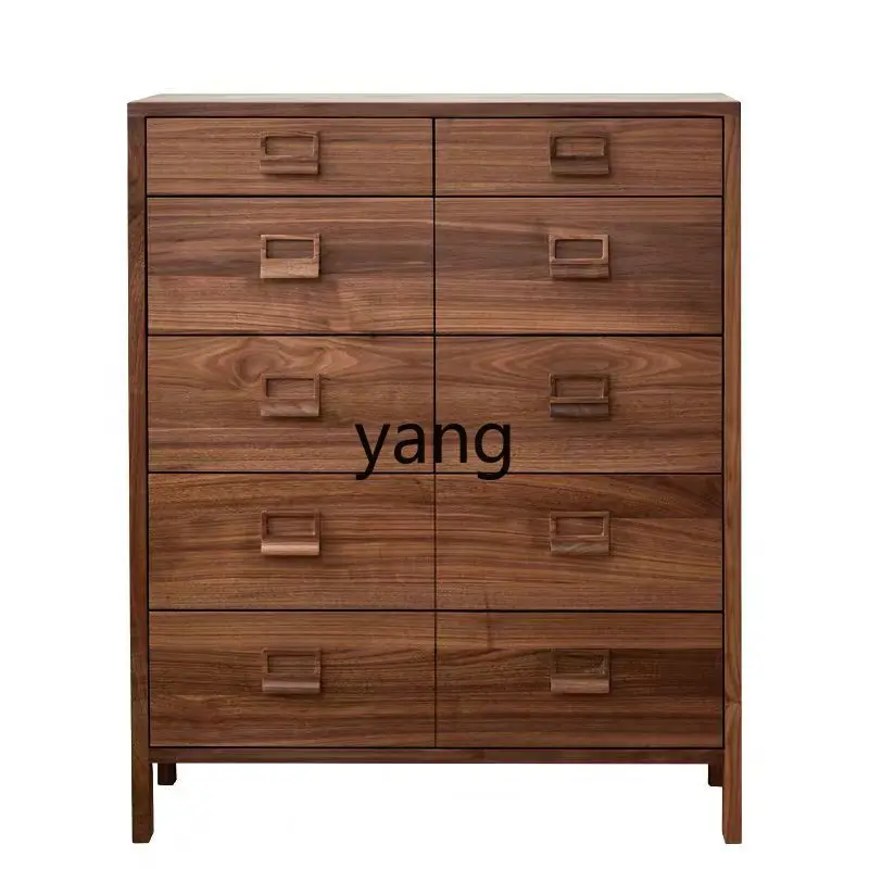

LTT solid wood retro storage cabinet medieval entrance cabinet drawer storage side cabinet