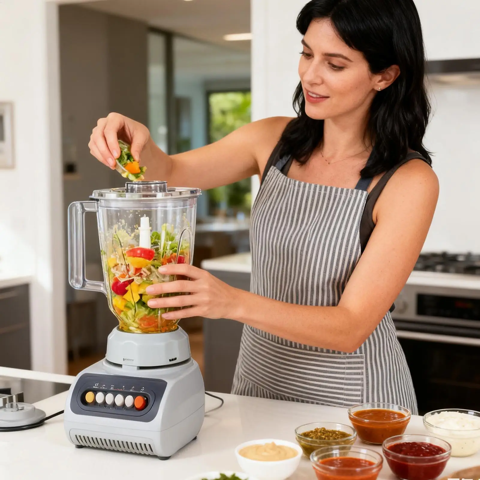 

Portable Blender Double-Jar Leak-Proof Mixer Kitchen Personal Blender For Shakes For Home Gym Dorm Apartment Dining Table Fruits