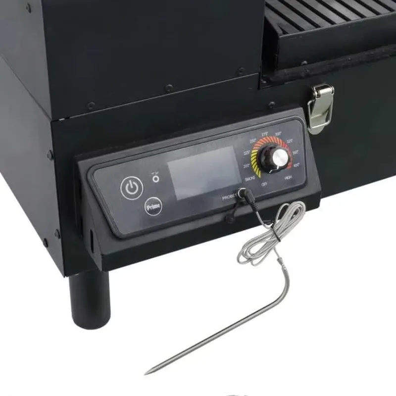 قفزة الطاقة ODM OEM المحمولة منضدية الخشب بيليه شواء شواء المدخن مع ترقية وحدة تحكم PID للتخييم في الهواء الطلق ، المطبخ كوكي