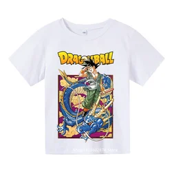 New Dragon Ball Anime Print Stylish Summer Tops for School Boys and Girls