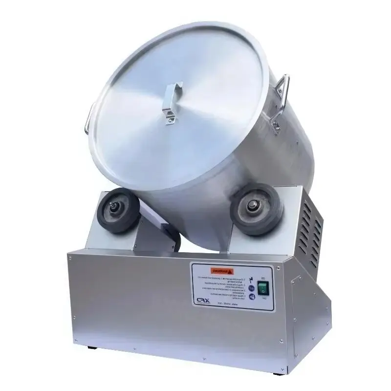 450W 220V Quick Popcorn Tumbler Wrapping Machine Special Coater Mixer for Flavor Seasoning Powder XFD