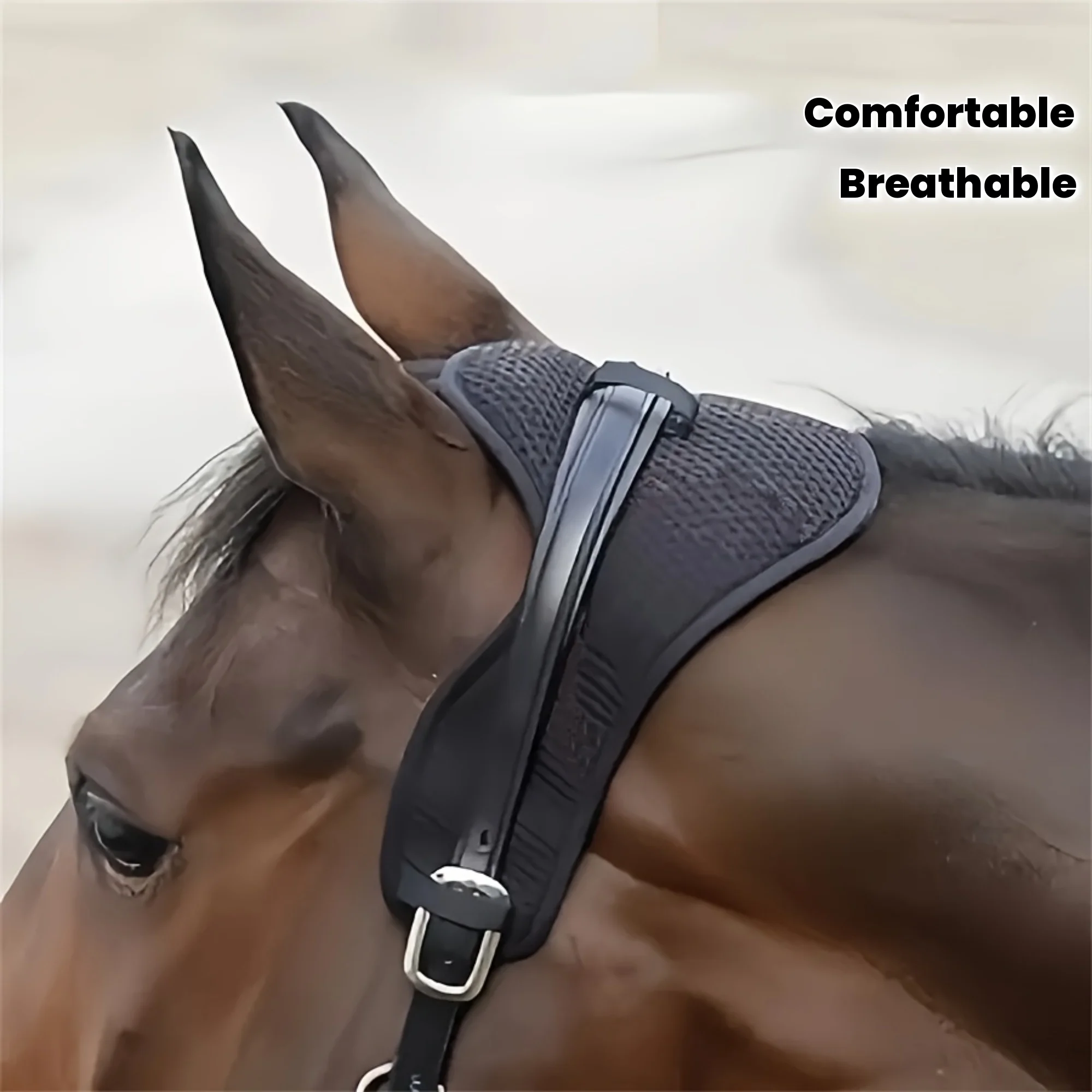 Outdoor Horse Neck Protector Comfortable and Breathable Polyester Anti-Wrinkle Design Suitable for Outdoor Riding and Training