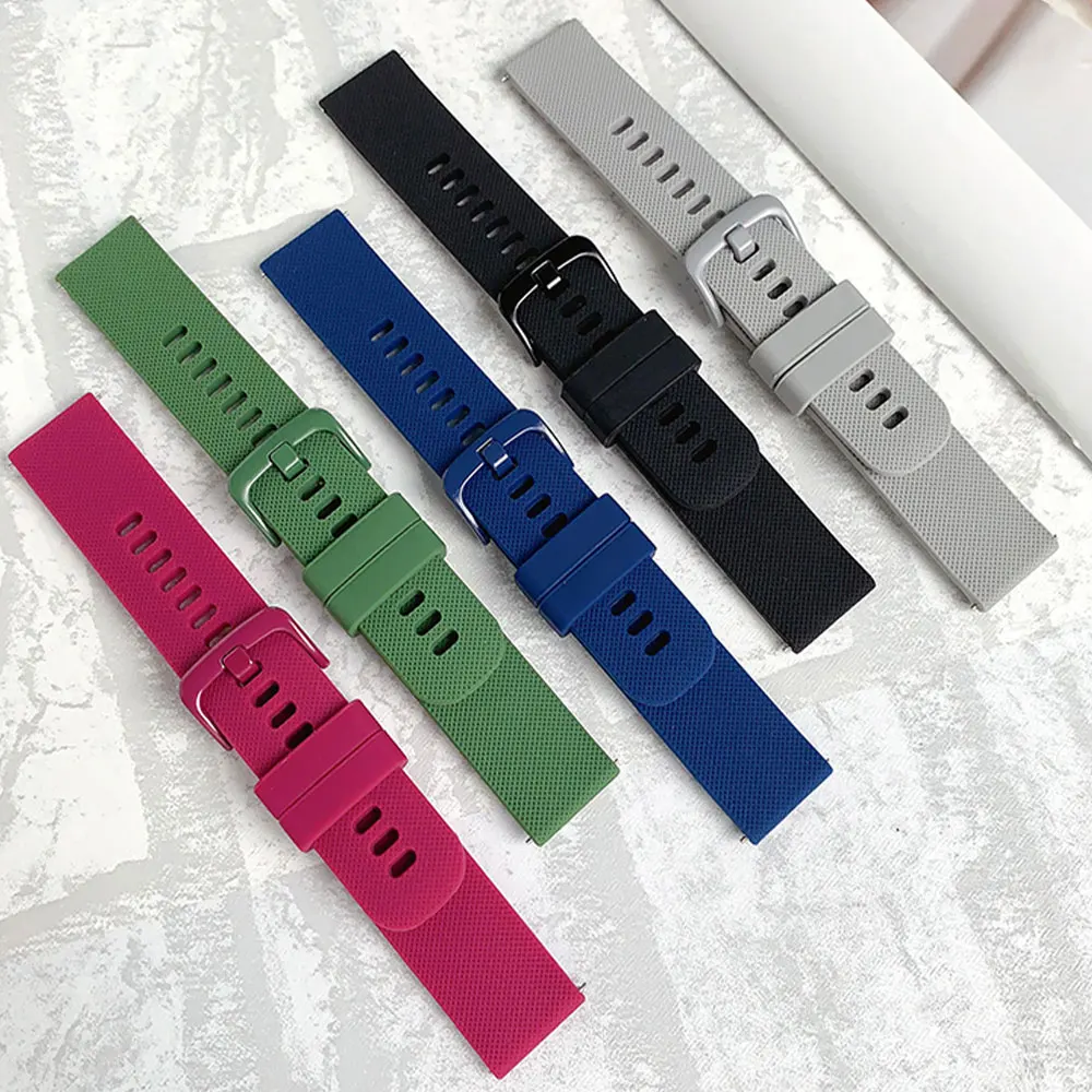 20/22mm Silicone Strap For Polar Vantage M3 M2 M V3 Replacement Watchband Accessories For Polar Grit X / X2 Pro Ignite 3 2 Unite
