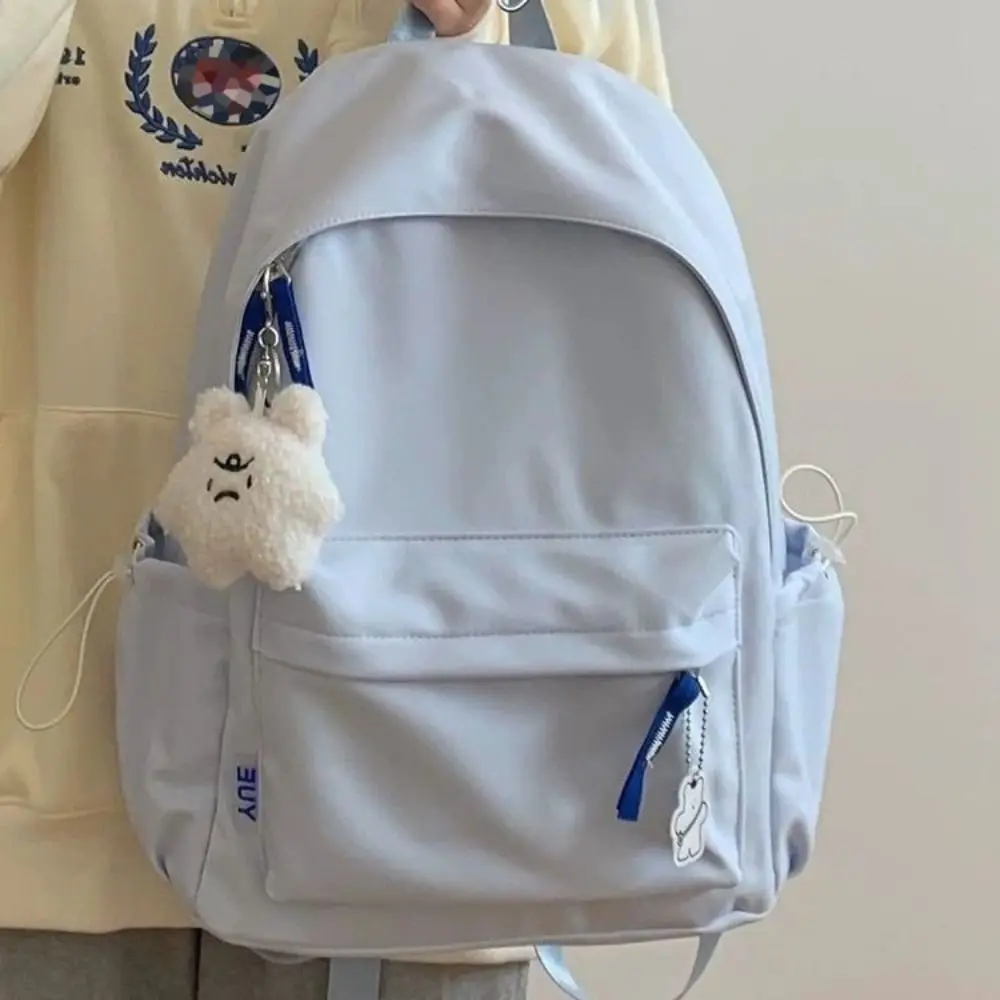 Simple Large Capacity Backpack Nylon Ultra-light Bookbags Travel Knapsacks