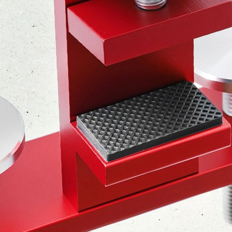 Einstellbare Schrank -Türgriffsvorlage Tool Sturdes Aluminiumlegiermaterial Drill Guide für genaue Installation M4YD