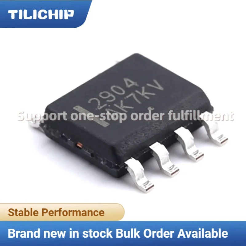 50/100PCS Brand new LM2904DR2G, silk-screen 2904, SMD SOIC-8 operational amplifier chip, original IC matching