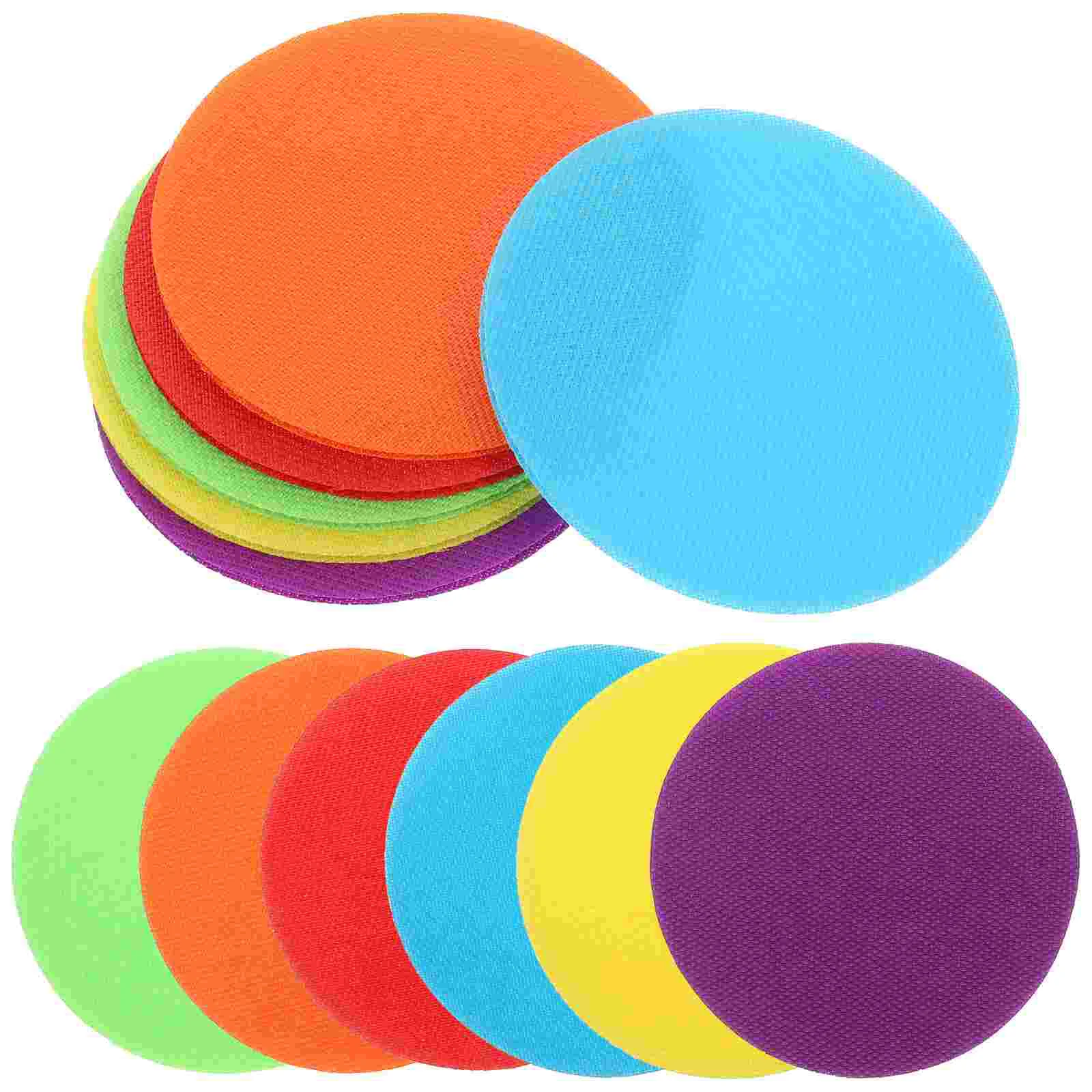 30 Pcs Circular Sticker for Game Kids Rugs Teaching Carpet Marker Family Trainning Training Classroom Child Round