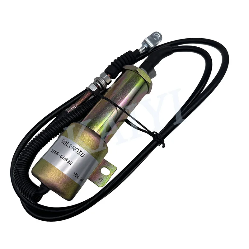 For modern R215-7-9 flameout controller switch solenoid oil shut-off valve 11N6-66030-24