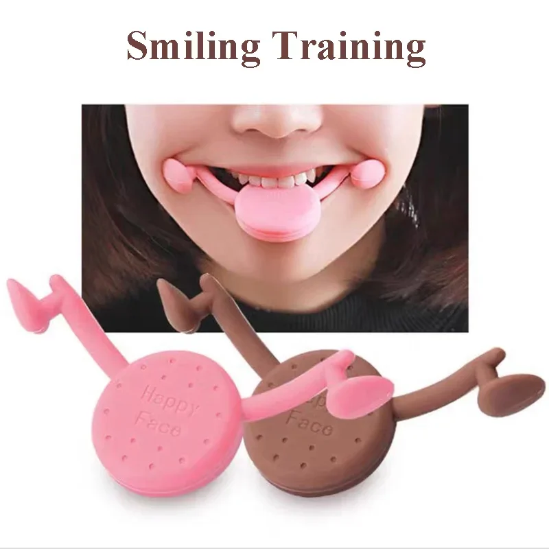 1pc Smile Corrector Masseter Training Lip Trainer Crooked Smile Training V-face Tool Charming Smile Trainer -Silicone Face Lift