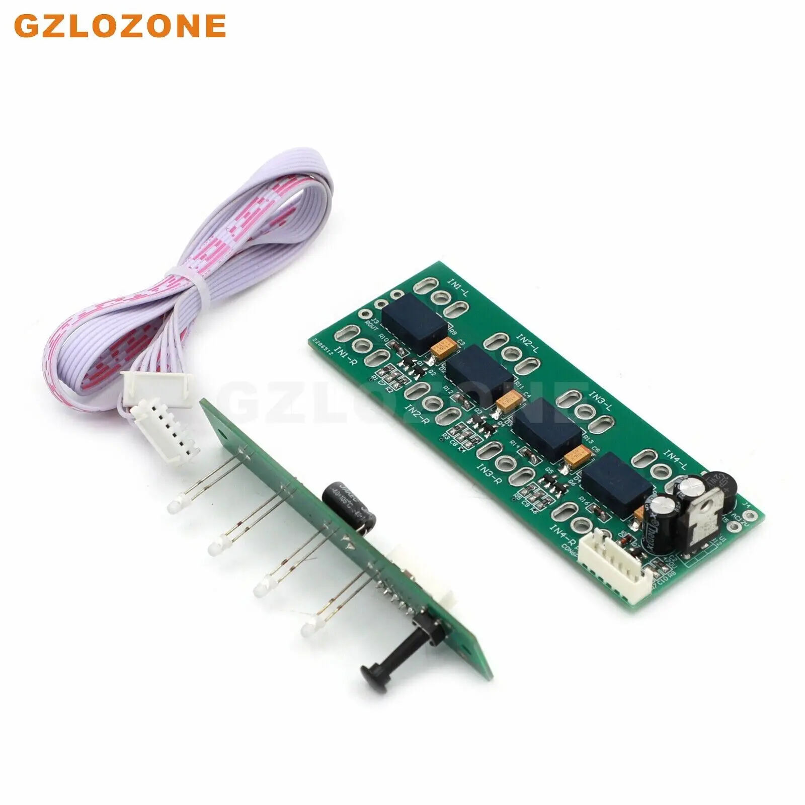 مفتاح زر واحد لإدخال صوت ستيريو ، واختيار المجلس ، MCU ، 4 طريقة ، B6-94