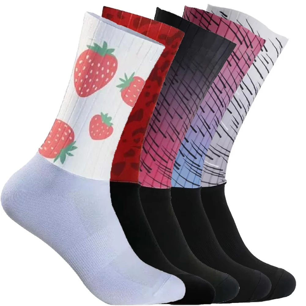 

​ Велосипедные носки унисекс, впитывающие влагу, дышащие велосипедные носки для мужчин и женщин, спортивные ​