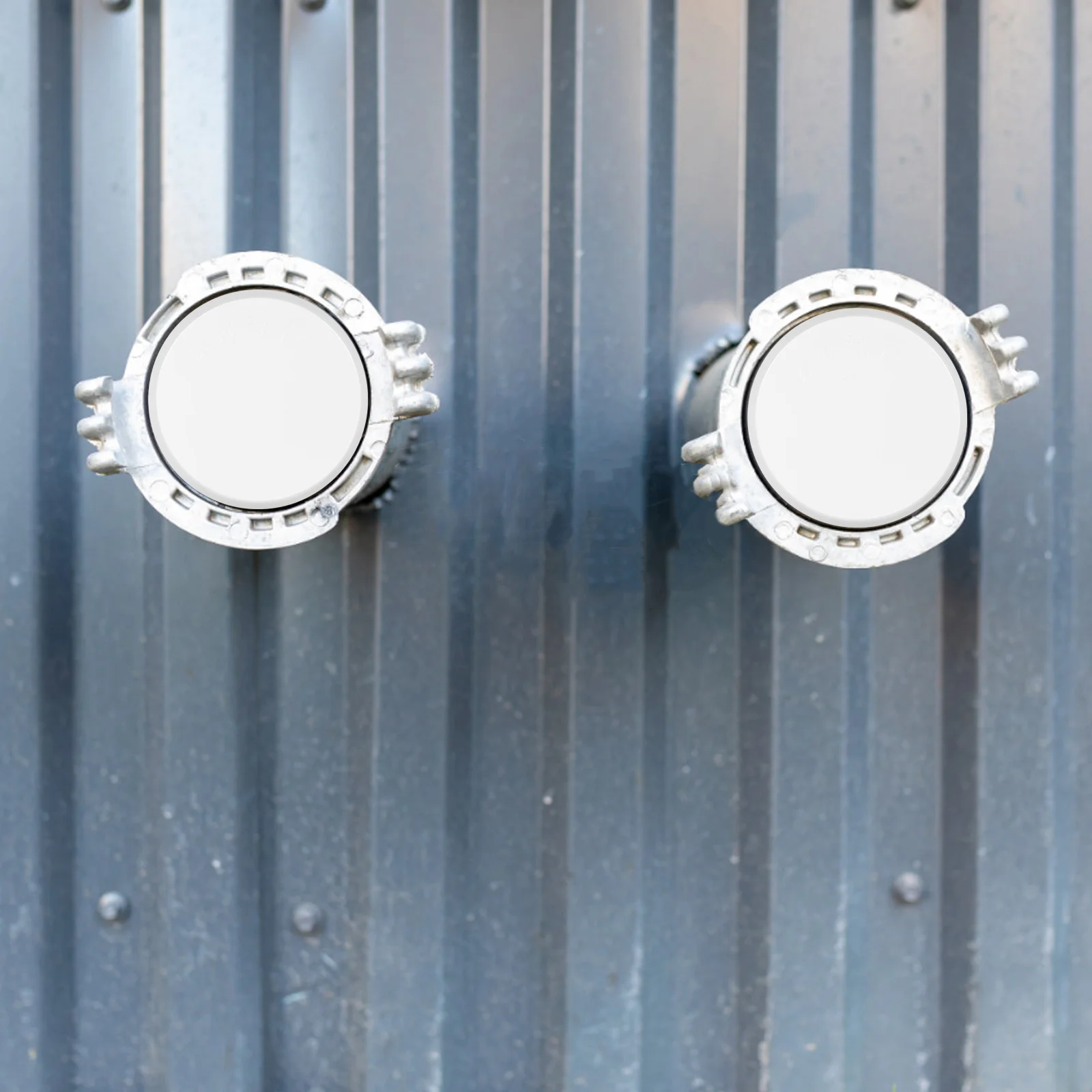 6pcs Fire Sprinkler Covers Iron Ceiling Cover Plate For Residential Commercial Use Sprinkler Head Protection Guard Hole Plug