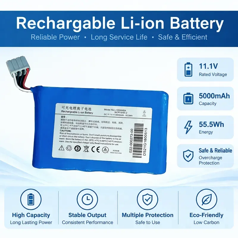 [New] [LI23S005A] for MINDRAY uMEC10 Patient Monitor 31CR19/65-2 Rechargeable Power