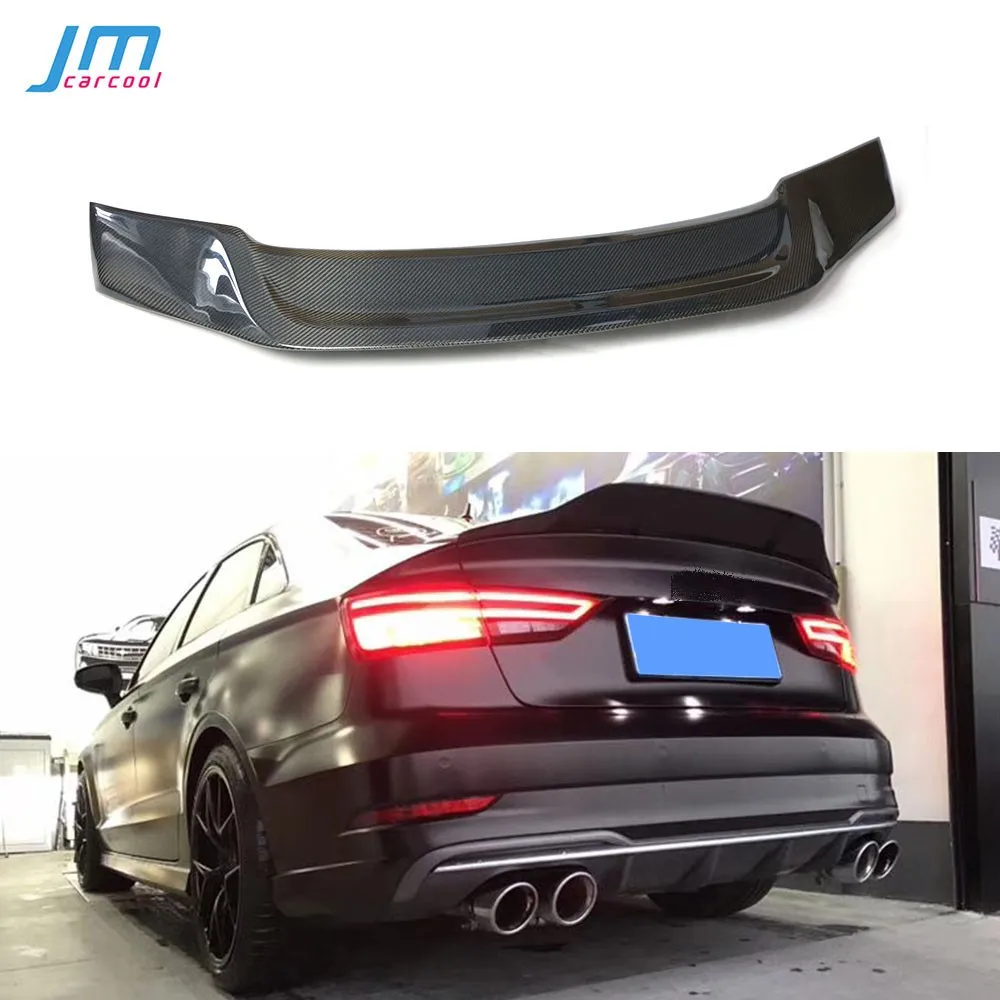 

Real Carbon Fiber & FRP Rear Boot Spoiler Boot Duck Wings for Audi A5 S5 RS5 Sedan 4 Door 2017 2018 2019 Rear Spoiler