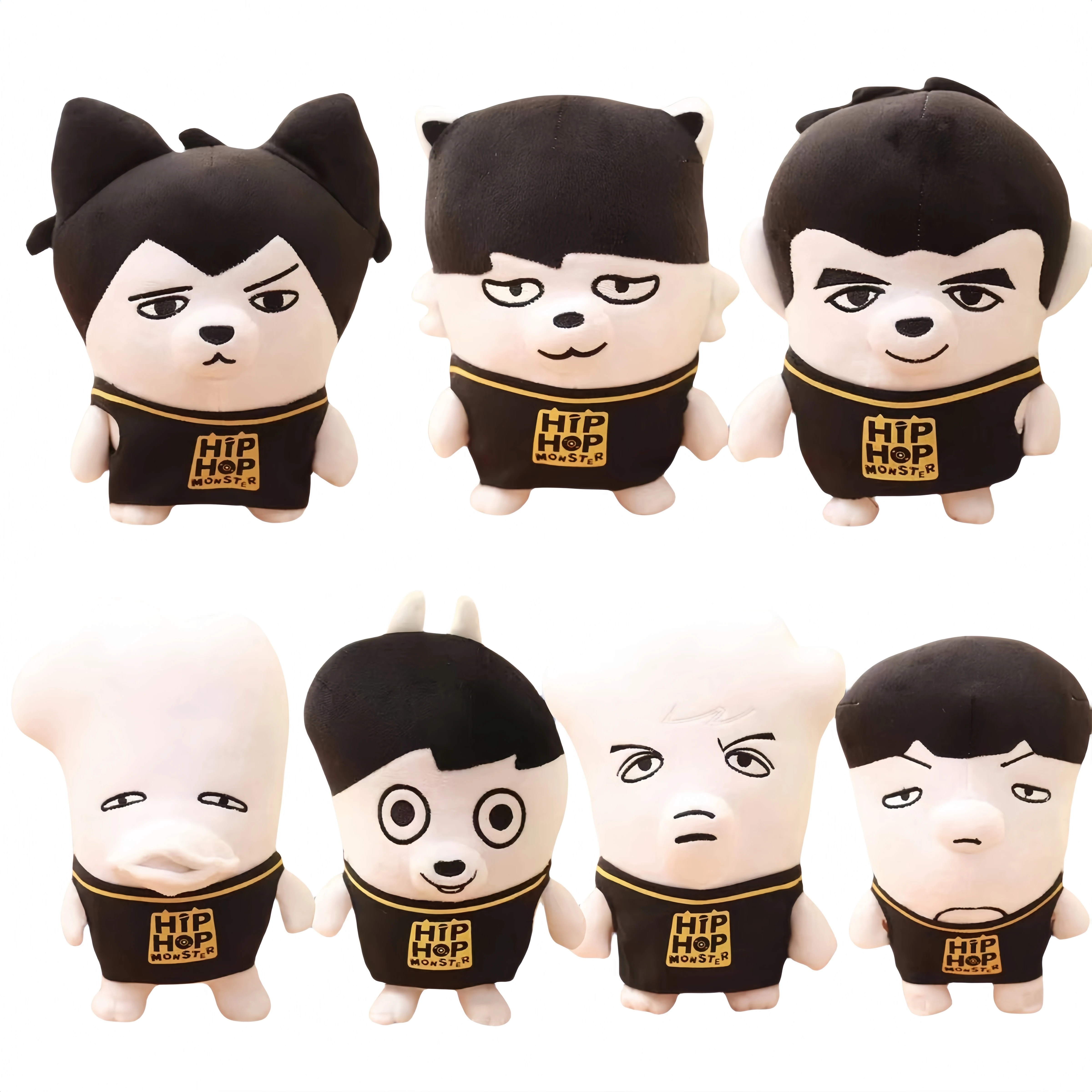 קריאייטיב kpop מכוער בובות korea כוכב ממולאים צעצועים אנימה ספה היקפית כרית תמונה אליל תמונה קטיפה אליל