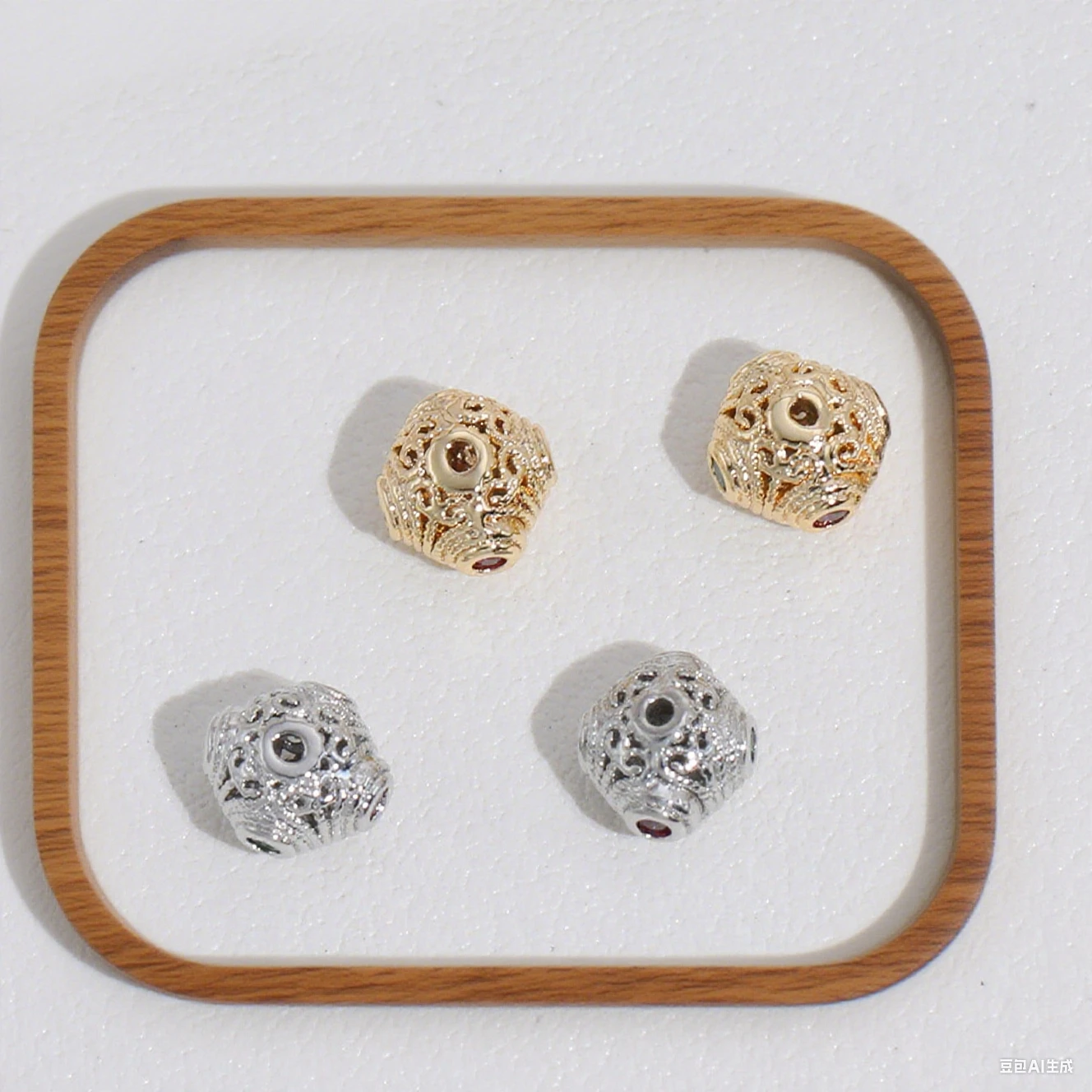 

Cordial Design 50Pcs 7*7MM Jewelry Findings & Components/Copper Bead/Hand Made/Genuine Gold Plating/Bracelet Accessories #194991