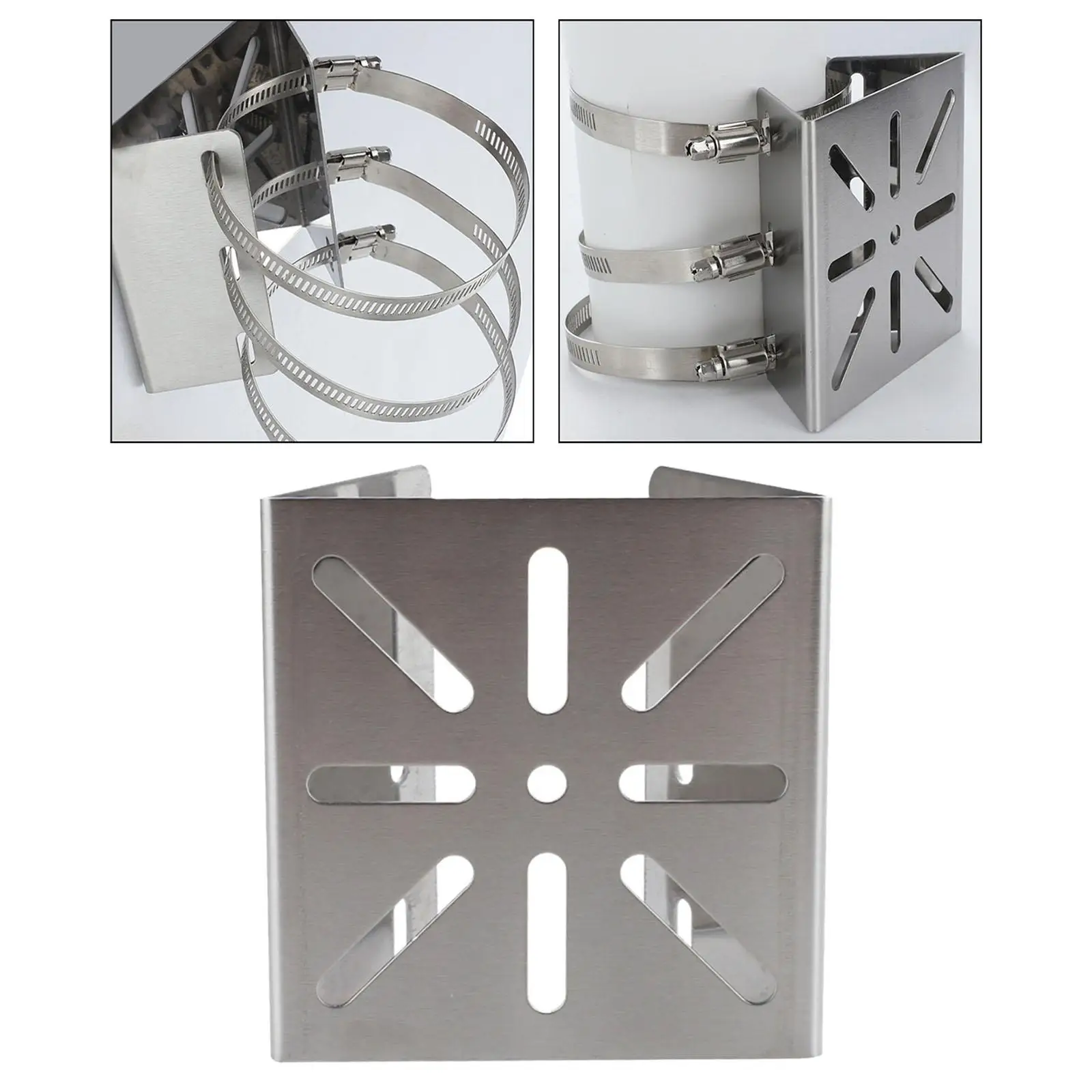 Vertical Pole Mount Adapter Multipurpose Camera Vertical Pole Mounting Bracket Universal for Ceiling Wall Indoor Outdoor Pillars