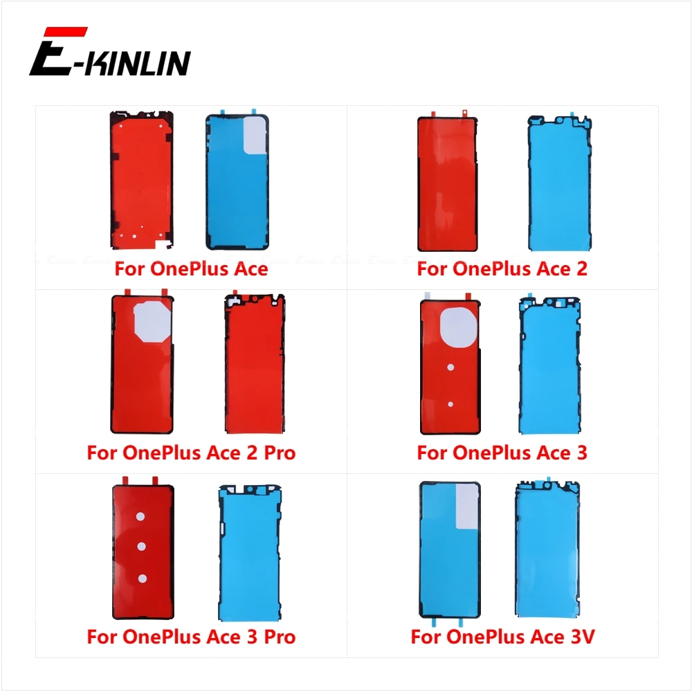 Back Cover LCD Display Screen Sticker Adhesive Glue Tape For OnePlus Ace 2 3 Pro 3V Parts