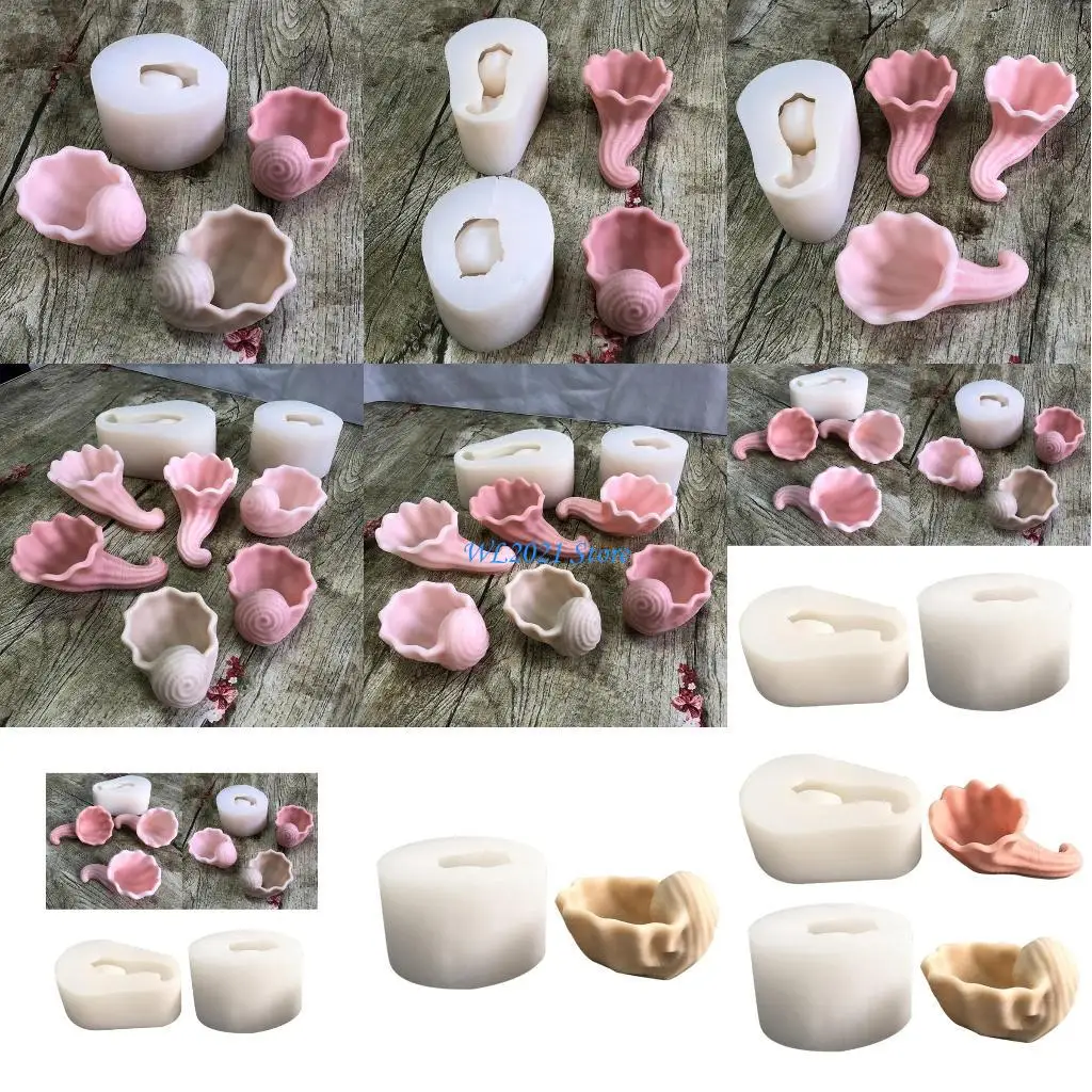 

G5GC DIY Длинная круглая форма для хранения цветочного горшка раковины для декора суккулентов