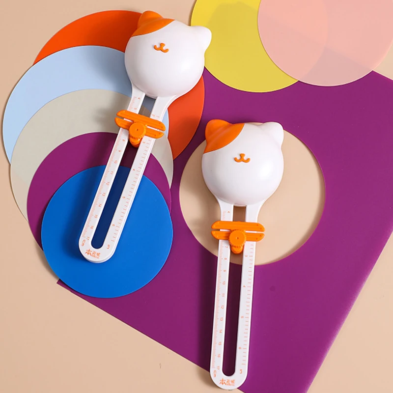 Precision 360° Adjustable Circle Cutter Scrapbooking Tool for Perfect Circular Paper Cuts Essential for Craft Enthusiasts