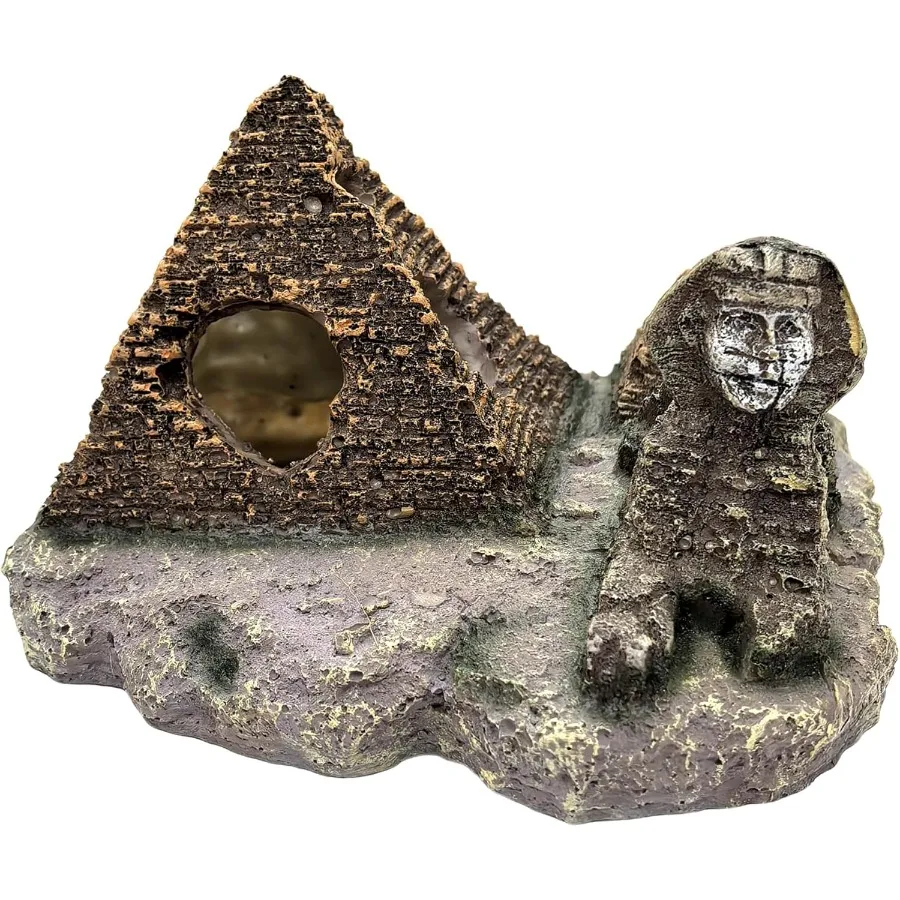 

Декор для аквариума, замок, корабльница, ормент, подводный пейзаж, египетский паид