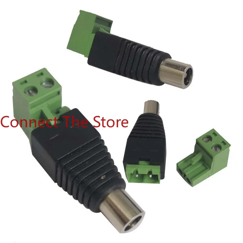 7PCS DC5521 Female Conversion Head Power Supply DC5.5*2.1*8.0MM With Green Glue   DC   