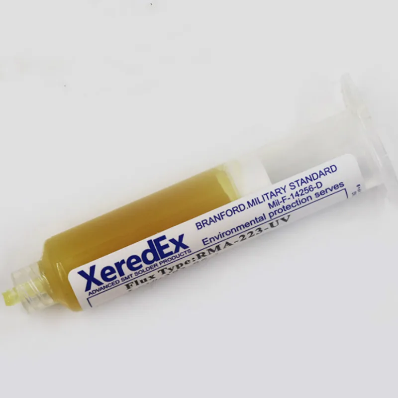 Solder Flux Paste 223 559 10cc NC-559-ASM-UV Flux paste lead-free solder paste solder flux + Needles soldering ooper squares