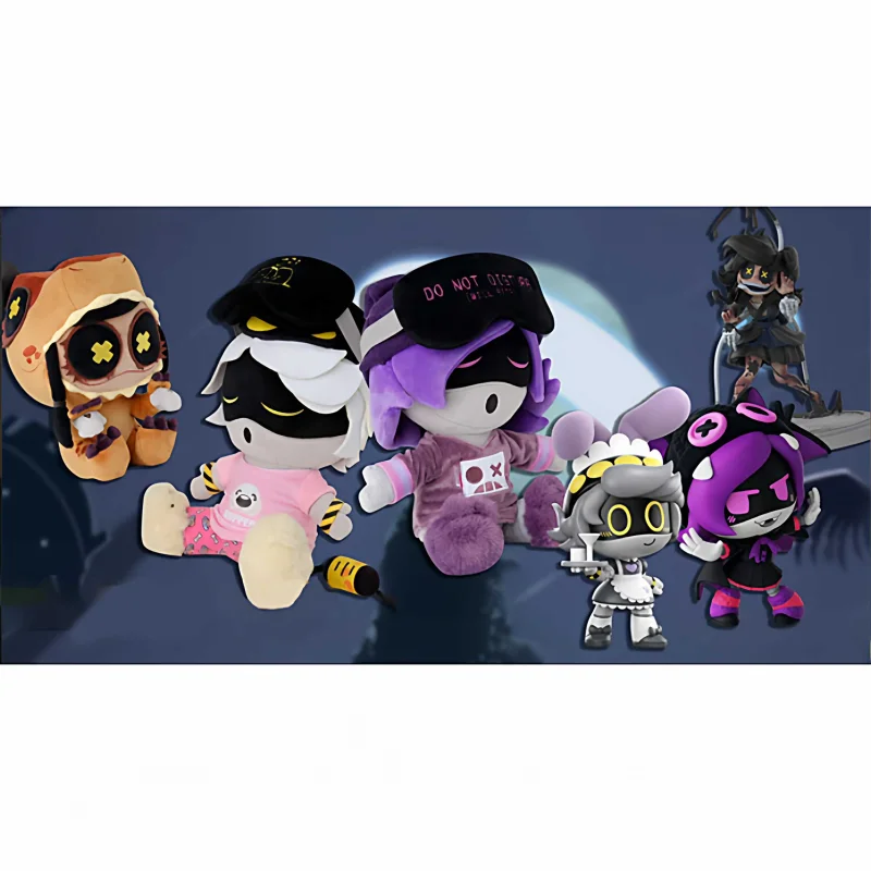 

Genuine Murder Drones 28cm Pajama Series Plush Stuffed Toy Anime Character Periphery Uzi Khan Room Decorations Collecting Gifts