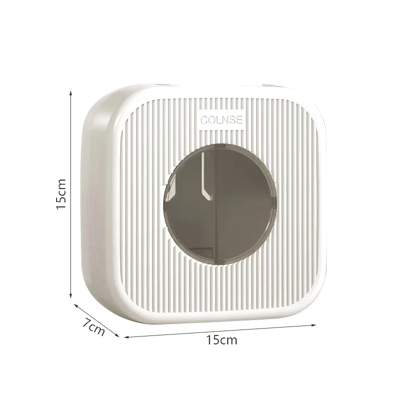 Wall-Mounted Disposable Plastic Wrap Storage Box Punch-Free Fresh-Keeping Bag Finishing Box Multi-Functional Dispenser Box