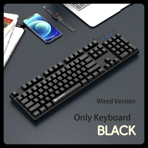 Shipadoo Gaming Wireless Keyboard and Mouse Combo Set,Computer Wireless Laptop Desktop Office PC Accessories Free Wireless Mouse