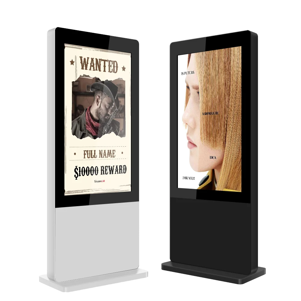 Customized Outdoor LCD 32-inch 4K Touchscreen Display Screen Digital Kiosk Advertising Billboard Signage