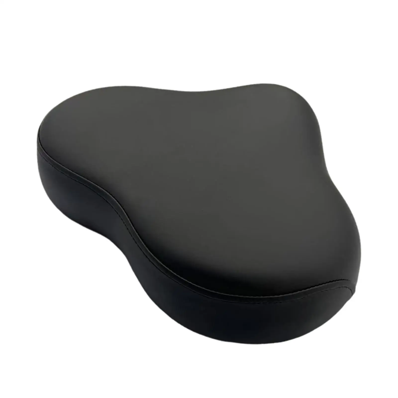 

PU Soft Bike Seat Cushion Wide Saddle for Exercise Bicycle Compatible with Indoor Spinning Bike Accessory