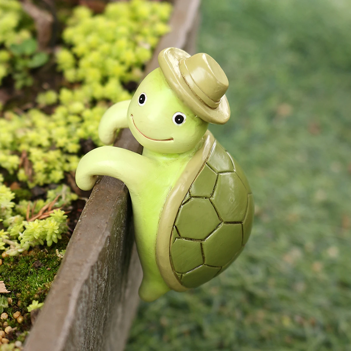 Simulated marine animals, turtle resin sculpture decorations, garden flower pot decorations, pendants, fence, balcony, courtyard decorations